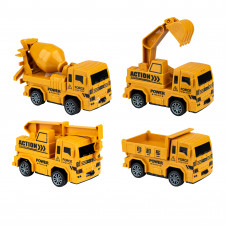 SET4PC Набор из 4-х строит. инерц. машин. в пак./ 216шт.