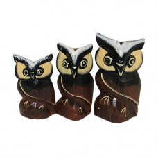OWL306 Набор 3 сов 8,10,12 см OWL306 Набор 3 сов 8,10,12 см